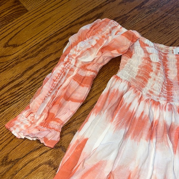 Misa Elle Girl’s Orange Tie Dye Dress Size 14 - Picture 3 of 5
